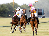 Polo action, Ladies 18 Goal Tournament,  Cirencester Park