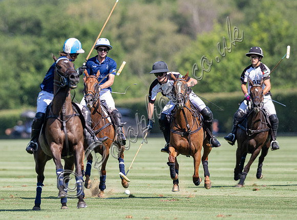 Polo action, 2025 Gold Cup quarter finals, Cowdray Park Polo Club