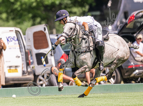 Polo action, 2024 Gold Cup, Cowdray Park Polo Club