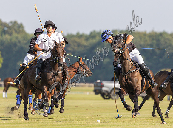 Polo action, County Cup 2025 league match, Cirencester Park
