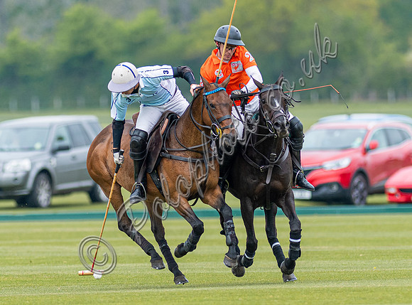 Polo action, 2022 Tyro Cup, Cowdray Park Polo Club