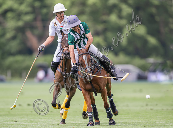 Polo action, 2024 Gold Cup, Cowdray Park Polo Club