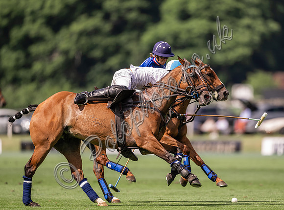 Polo action, 2024 Gold Cup, Cowdray Park Polo Club