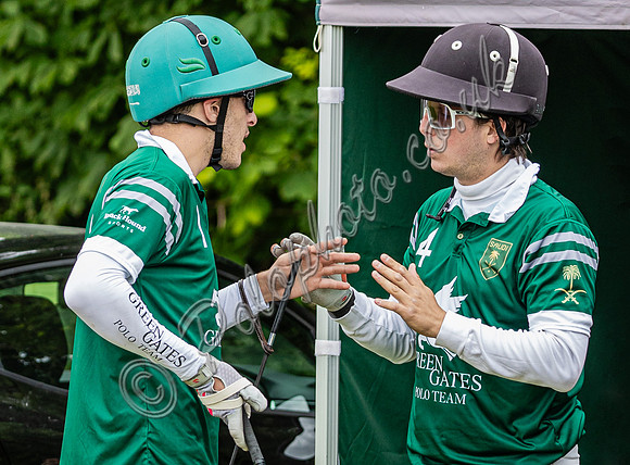 Polo action, Warwickshire Cup 2024 at Cirencester Park