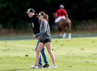 Treading in the divots at polo match