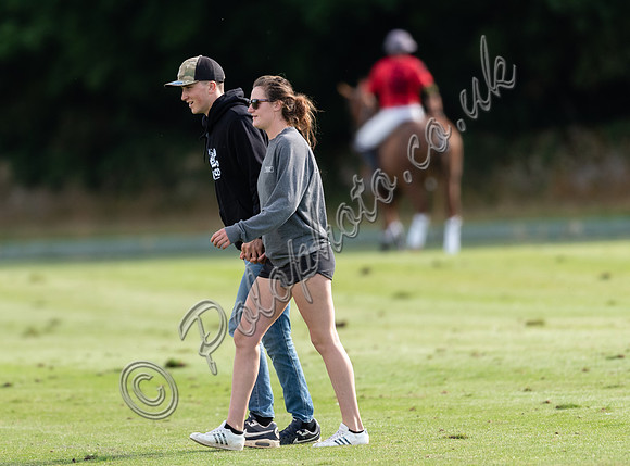 Treading in the divots at polo match
