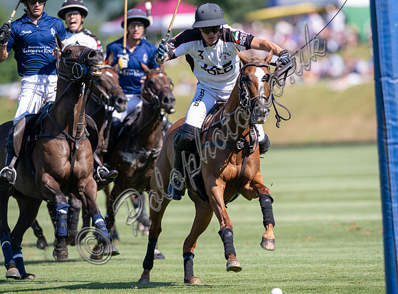 Polo action, 2025 Gold Cup quarter finals, Cowdray Park Polo Club