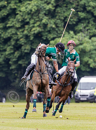 Polo action, Warwickshire Cup 2024 at Cirencester Park