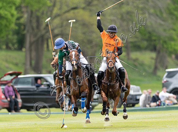 Polo action, 2022 May 4 Goal Spring Cup, Cowdray Park Polo Club