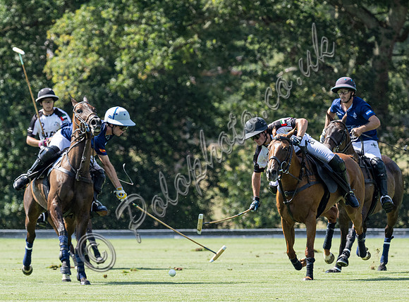 Polo action, 2025 Gold Cup quarter finals, Cowdray Park Polo Club