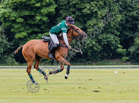 Polo action, Warwickshire Cup 2024 at Cirencester Park