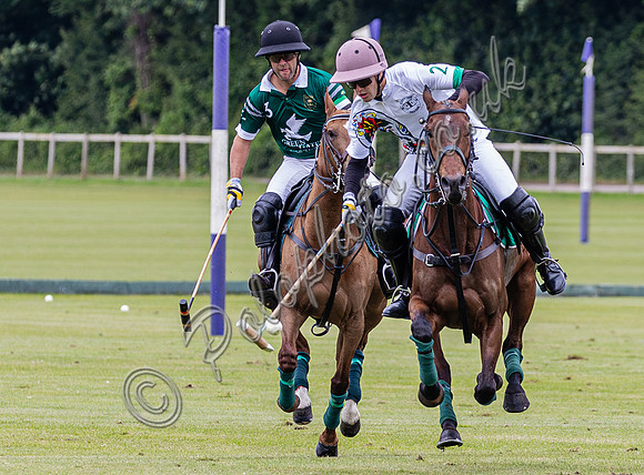 Polo action, Warwickshire Cup 2024 at Cirencester Park