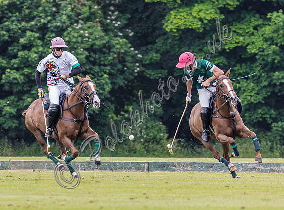 Polo action, Warwickshire Cup 2024 at Cirencester Park