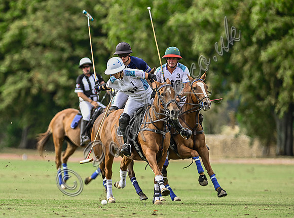 Polo action, Wichenford Bowl 2025 semi-final match, Beaufort Polo Club