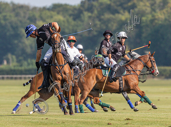 Polo action, County Cup 2025 league match, Cirencester Park
