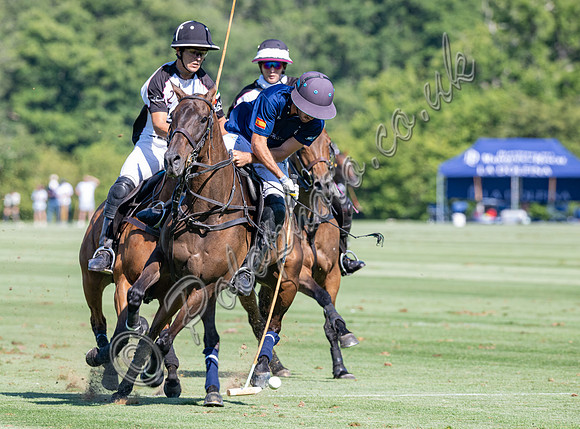Polo action, 2025 Gold Cup quarter finals, Cowdray Park Polo Club
