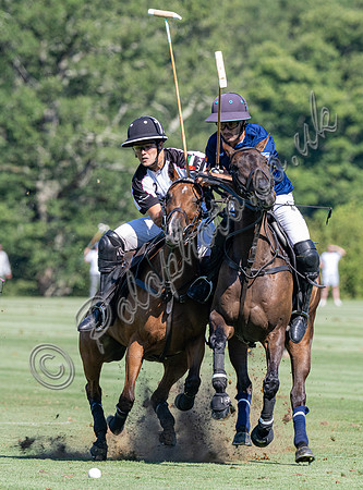 Polo action, 2025 Gold Cup quarter finals, Cowdray Park Polo Club