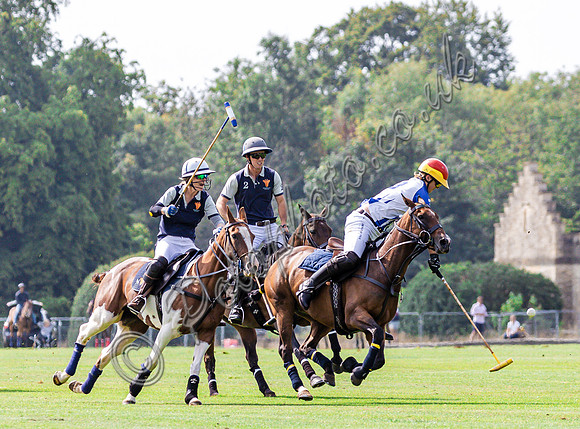 Polo action and Presentation of the NPM Trophy at  Cirencester Park