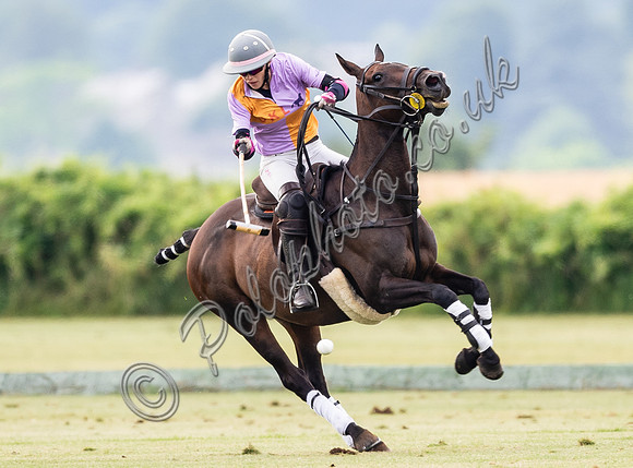 Polo action, Ladies 18 Goal Tournament,  Cirencester Park