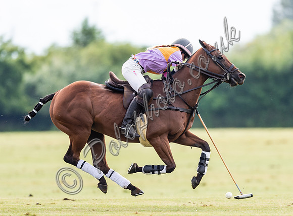 Polo action, Ladies 18 Goal Tournament,  Cirencester Park