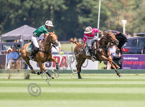 Polo action, 2024 Gold Cup, Cowdray Park Polo Club