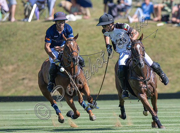 Polo action, 2025 Gold Cup quarter finals, Cowdray Park Polo Club