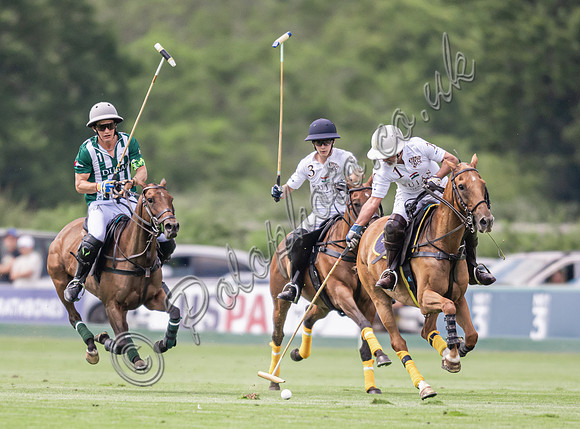 Polo action, 2024 Gold Cup, Cowdray Park Polo Club