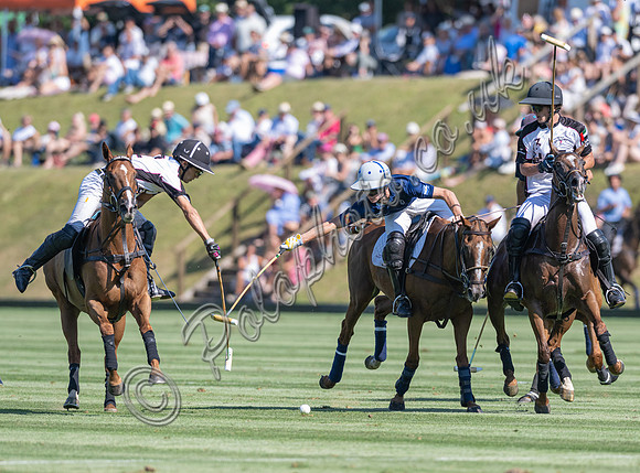Polo action, 2025 Gold Cup quarter finals, Cowdray Park Polo Club