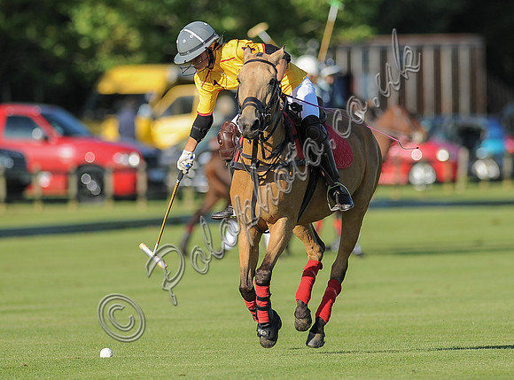 polo action shot of Brina Horvat