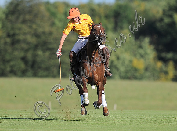 polo action shot of Monte Grainger