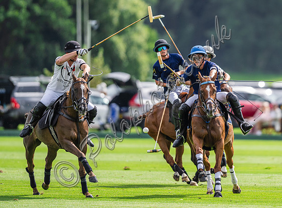 Polo action, Challenge Cup 2024, Cowdray Park Polo Club