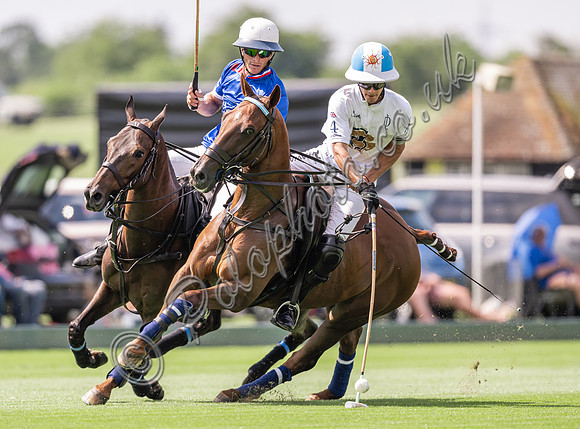 Polo action, 2024 Gold Cup, Cowdray Park Polo Club