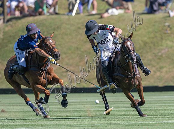 Polo action, 2025 Gold Cup quarter finals, Cowdray Park Polo Club