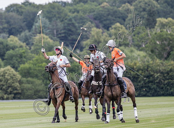 Polo action, 2025 Gold Cup, Cowdray Park Polo Club
