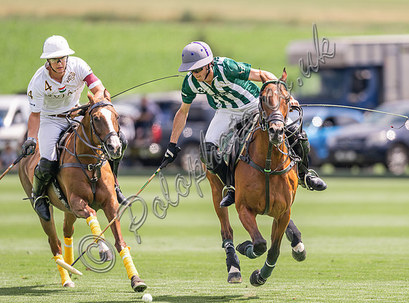 Polo action, 2024 Gold Cup, Cowdray Park Polo Club