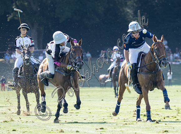 Polo action, 2025 Gold Cup quarter finals, Cowdray Park Polo Club