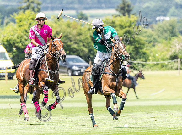 Polo action, 2024 Gold Cup, Cowdray Park Polo Club