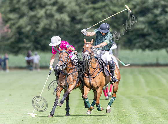 Polo action, 2024 Gold Cup, Cowdray Park Polo Club