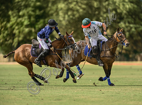 Polo action, Wichenford Bowl 2025 semi-final match, Beaufort Polo Club