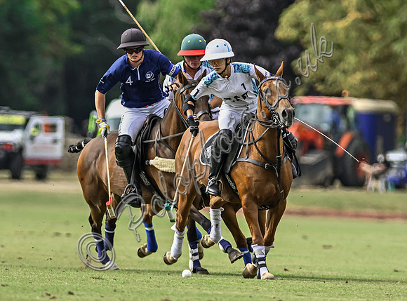 Polo action, Wichenford Bowl 2025 semi-final match, Beaufort Polo Club