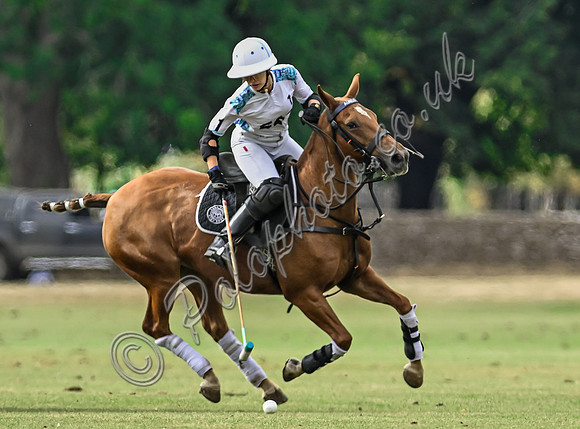 Polo action, Wichenford Bowl 2025 semi-final match, Beaufort Polo Club