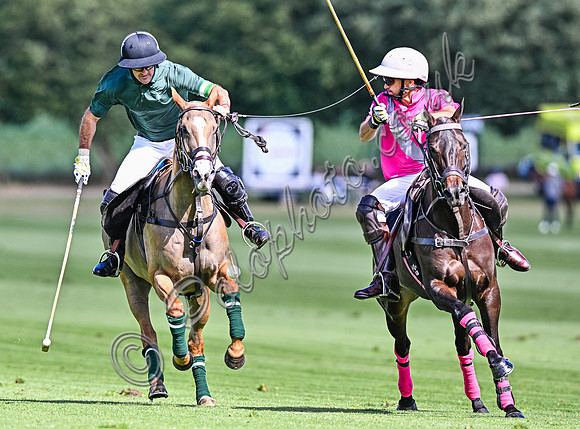 Polo action, 2024 Gold Cup, Cowdray Park Polo Club