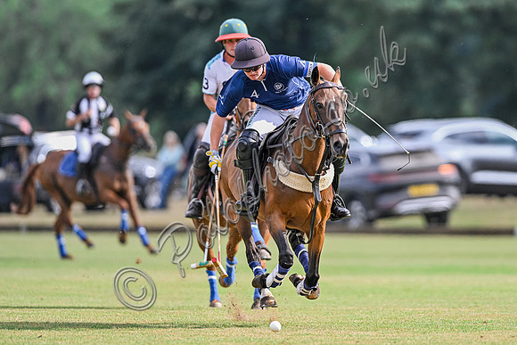 Polo action, Wichenford Bowl 2025 semi-final match, Beaufort Polo Club