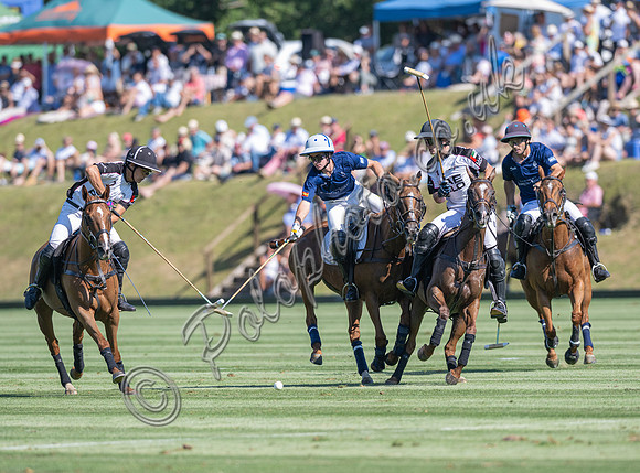 Polo action, 2025 Gold Cup quarter finals, Cowdray Park Polo Club