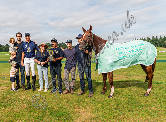 Polo action, Challenge Cup 2024, Cowdray Park Polo Club