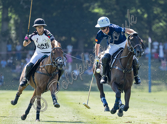 Polo action, 2025 Gold Cup quarter finals, Cowdray Park Polo Club