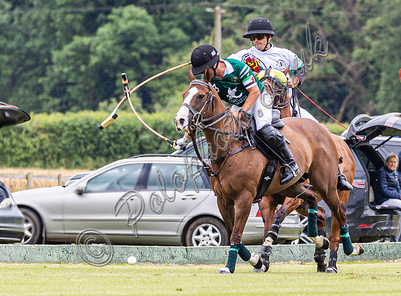 Polo action, Warwickshire Cup 2024 at Cirencester Park