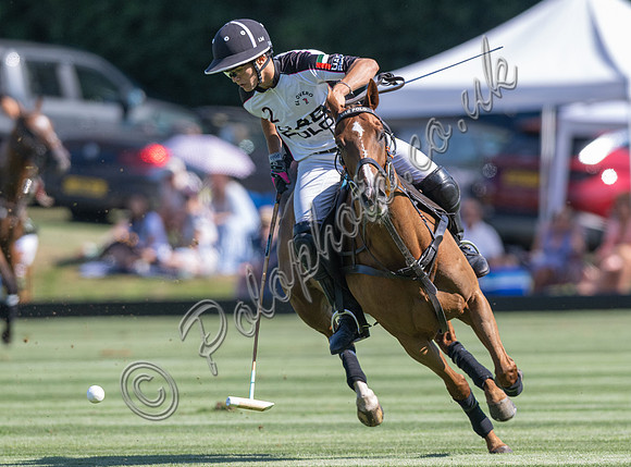 Polo action, 2025 Gold Cup quarter finals, Cowdray Park Polo Club