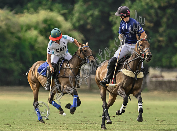 Polo action, Wichenford Bowl 2025 semi-final match, Beaufort Polo Club