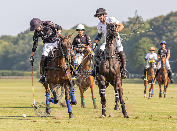 Polo action, County Cup 2025 league match, Cirencester Park